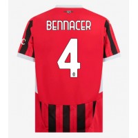 AC Milan Ismael Bennacer #4 Fotballklær Hjemmedrakt 2024-25 Kortermet